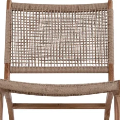 Skandi Loungestuhl aus Kordel Geflecht - Yannick