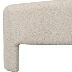 Skandi Polsterbank in Beige Strukturstoff - Greta