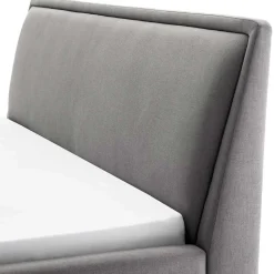 Skandi Polsterbett in Hellgrau & Schwarz - Stramo