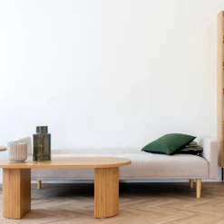 Skandi Schlafsofa in Beigegrau - Anhora