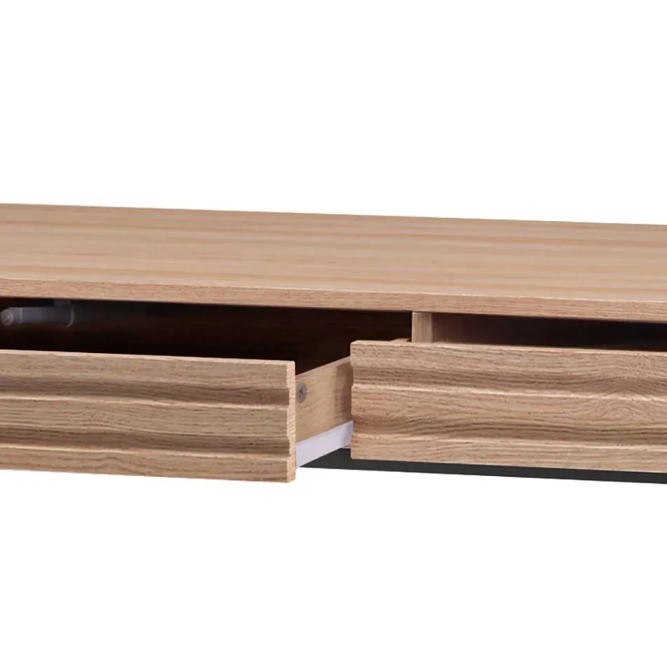 Skandi Schreibtisch in Eiche Optik - Lunira