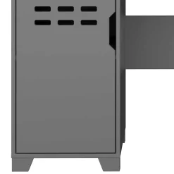 Skandi Schreibtisch in Grau 123x40 cm - Niento