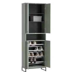 Skandi Schuhschrnak in Graugrün - Velmarun