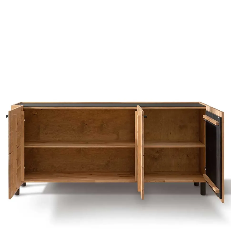 Skandi Sideboard aus Wildeiche massiv - Valouis