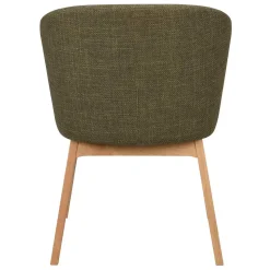 Skandi Tischsessel in Dunkelgrün - Loris (2er Set)