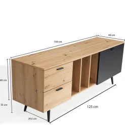 Skandi TV-Kommode 150 cm breit - Heraklion