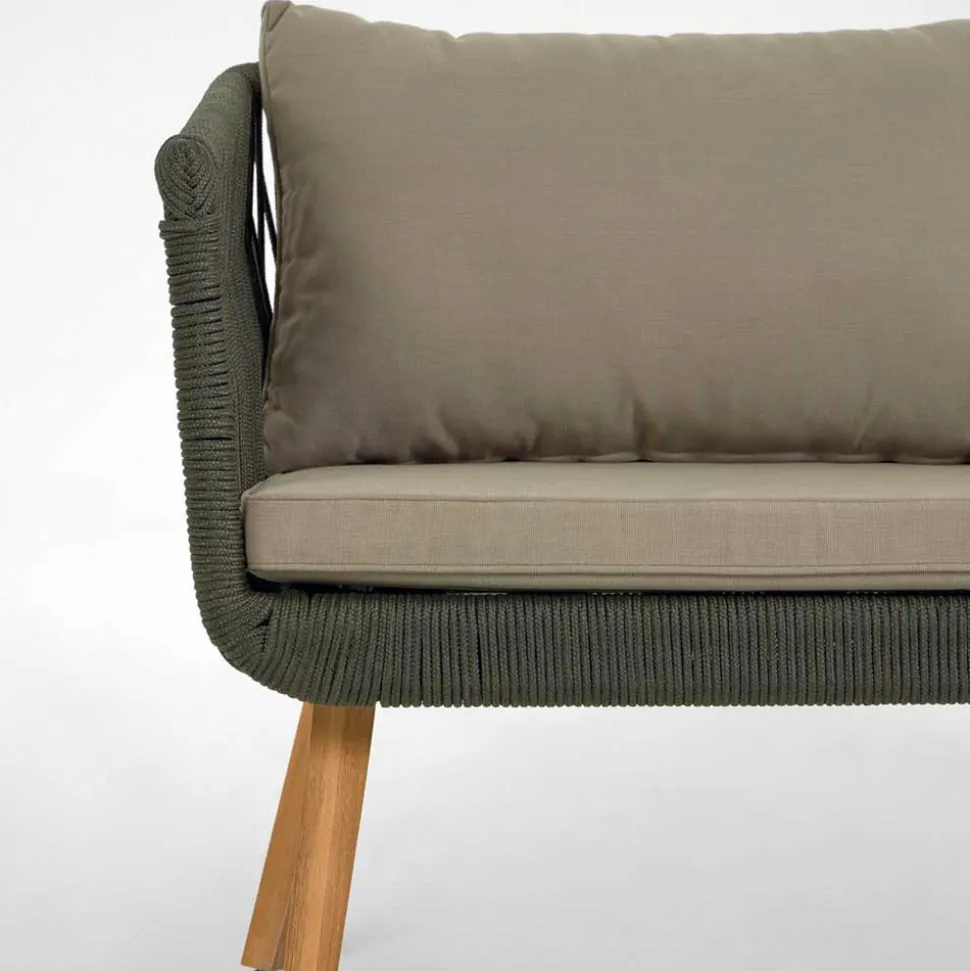 Sofa & Sessel aus Kordel-Geflecht - Lagoas (dreiteilig)