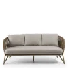 Sofa aus Seilgeflecht in Hellbraun & Beige - Jadnea