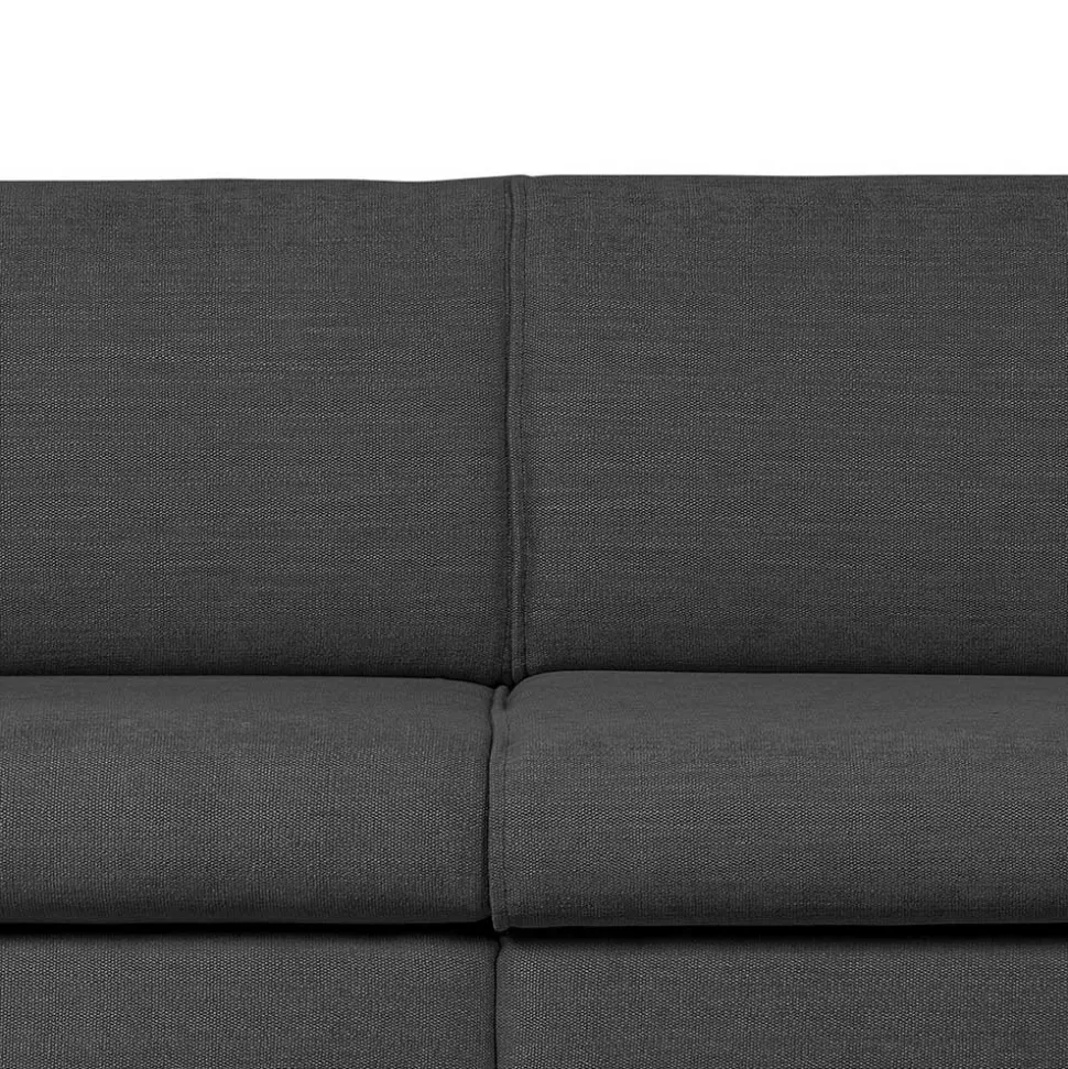 Sofa für drei Personen in Dunkelgrau - Augusta