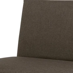 Sofa mit Bettfunktion in Braun mit Schwarz - Amor