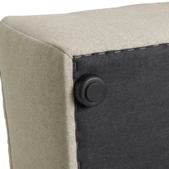 Sofaelement Recamiere in Cremeweiß - Tembreno