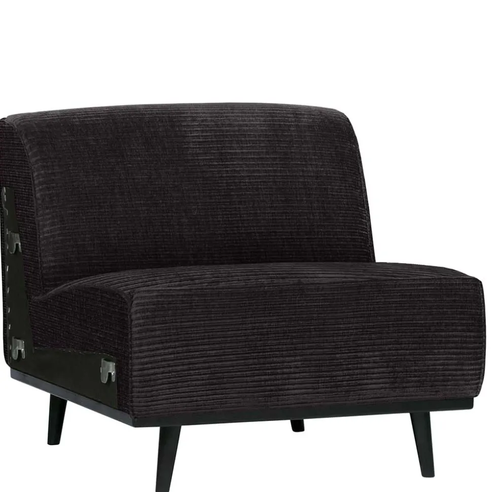 Sofa-Modul in Dunkelgrau Breitcord-Bezug - Vibka