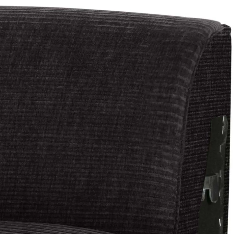 Sofa-Modul in Dunkelgrau Breitcord-Bezug - Vibka