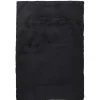 Softer Kunstfellteppich in Anthrazit - Mectilda