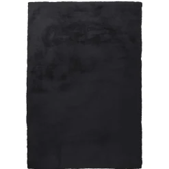 Softer Kunstfellteppich in Anthrazit - Mectilda