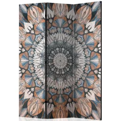 Spanische Trennwand mit Mandala Motiv bedruckt - Waykiko