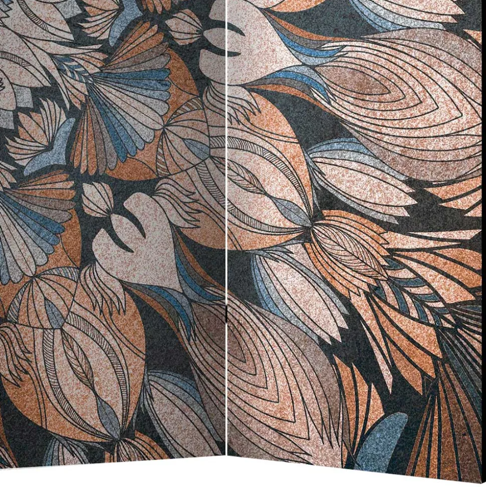 Spanische Trennwand mit Mandala Motiv bedruckt - Waykiko