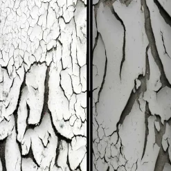 Spanische Wand aus Leinwand & Holz Fichte - Krispa