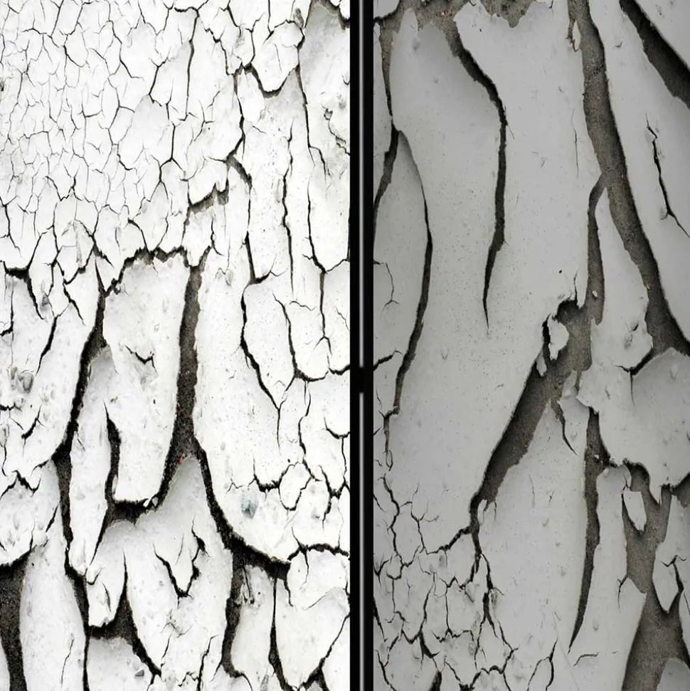 Spanische Wand aus Leinwand & Holz Fichte - Krispa