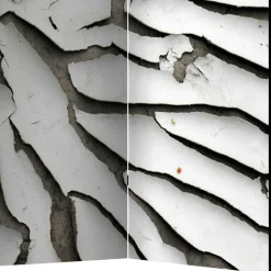 Spanische Wand aus Leinwand & Holz Fichte - Krispa