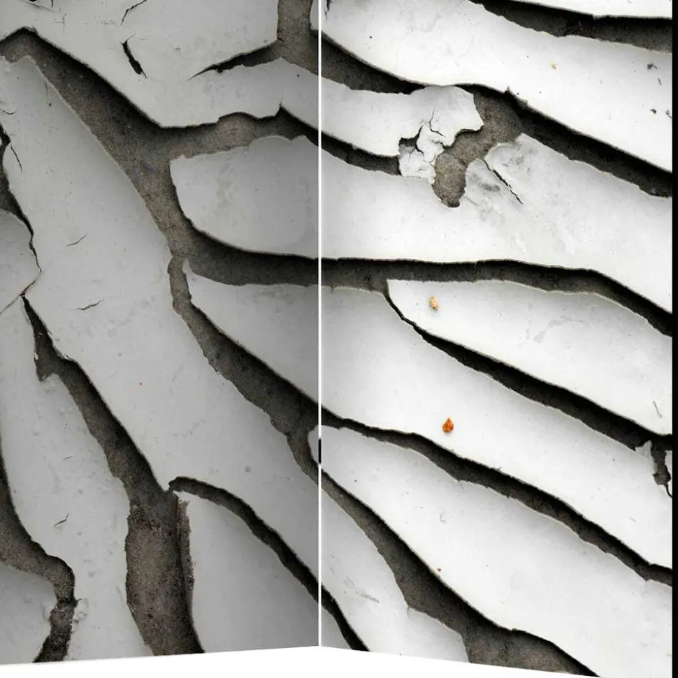 Spanische Wand aus Leinwand & Holz Fichte - Krispa