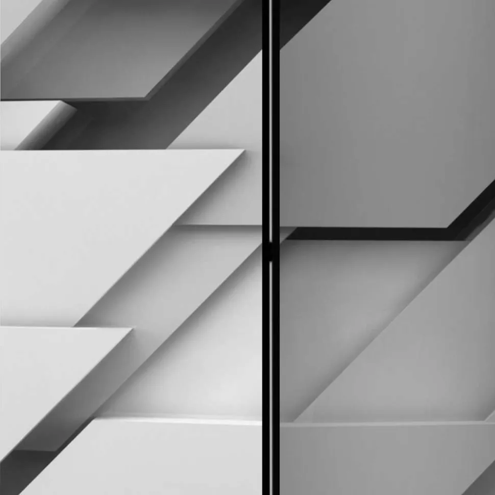 Spanische Wand aus Leinwand & Fichtenholz - Tilli