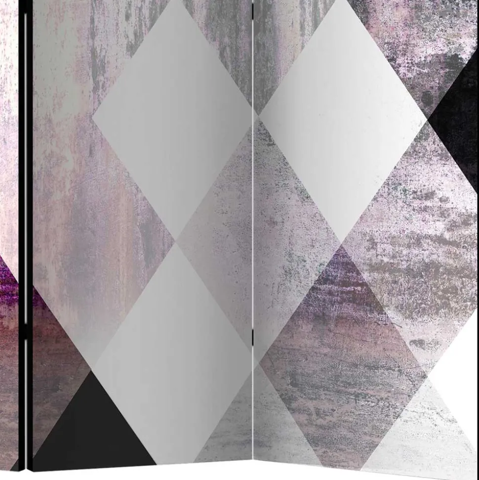 Spanische Wand mit Rauten Muster bedruckt - Siboramus