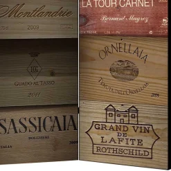 Spanischer Raumteiler mit Fotodruck - Santorina