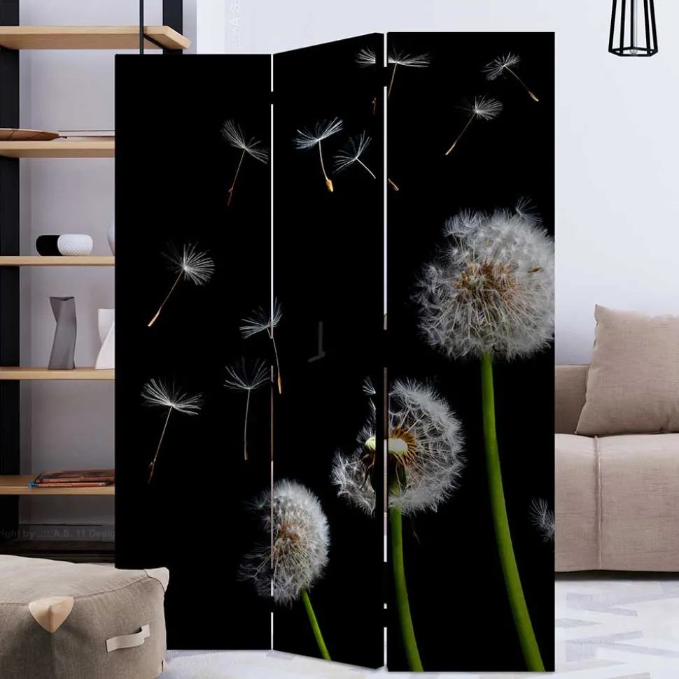 Spanischer Raumteiler mit Pusteblumen Foto - Hocumola