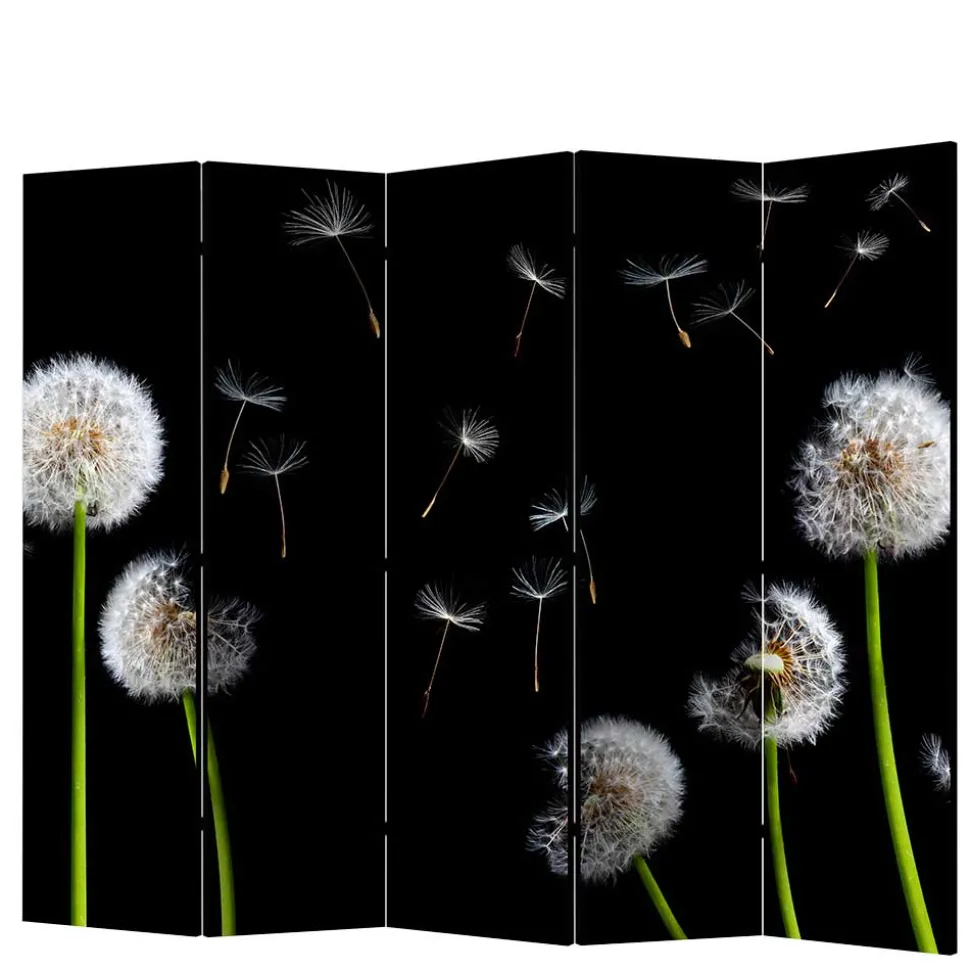 Spanischer Raumteiler mit Pusteblumen Foto - Hocumola