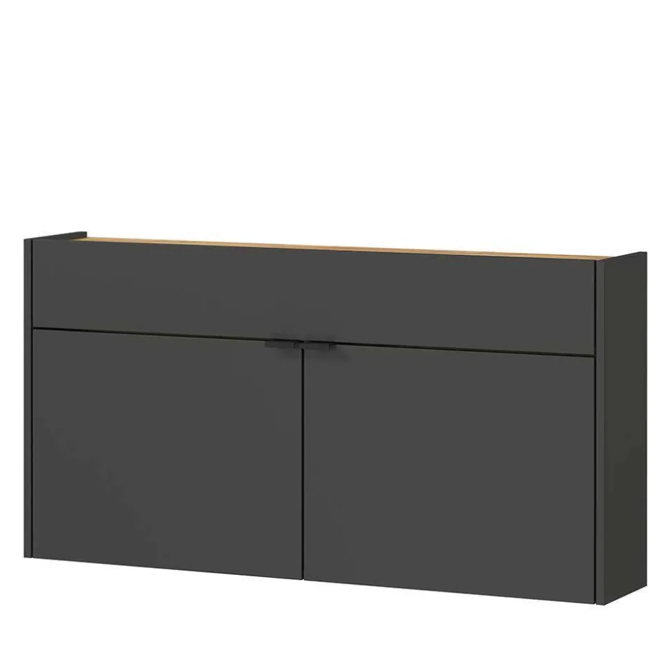 Spiegel & Hänge-Kommode & Garderobe - Sidgarus (dreiteilig)