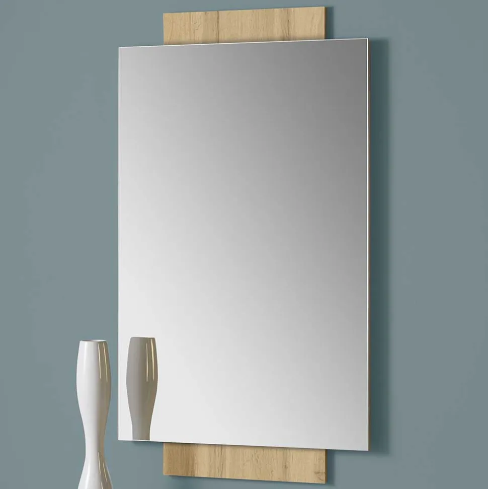 Spiegel & Hängekonsole in Wildeiche - Loriot (zweiteilig)
