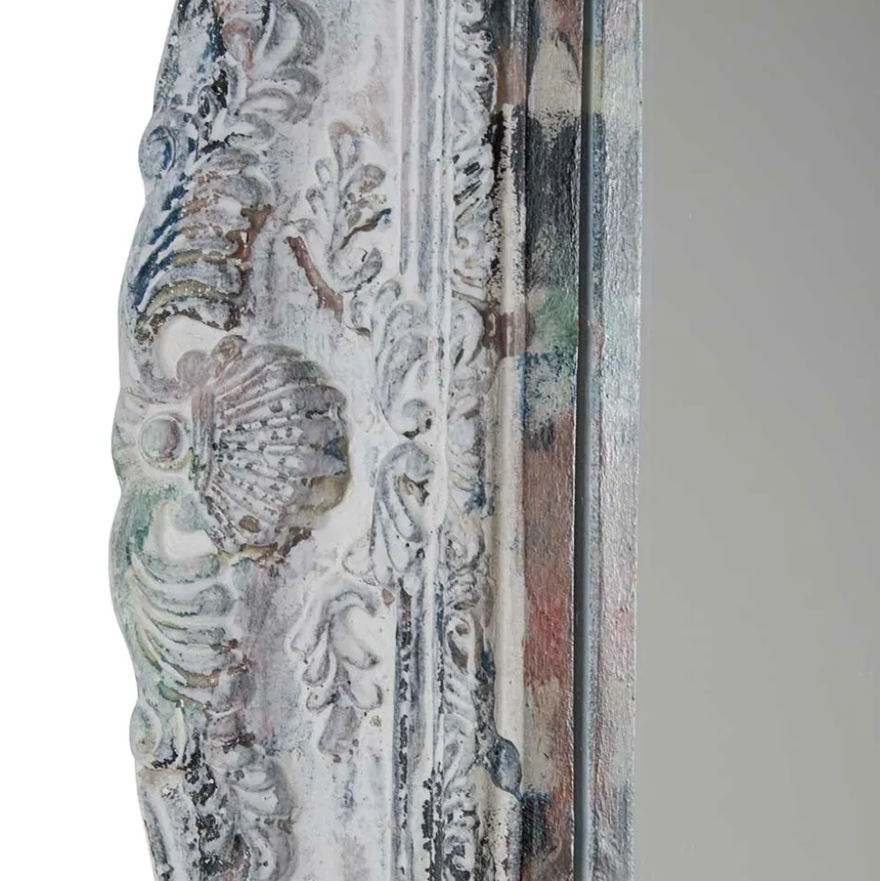 Spiegel aus Grey Wash Tannenholz - Zyamonicus