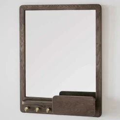 Spiegel mit Briefablage & Schlüsselhaken - Cora