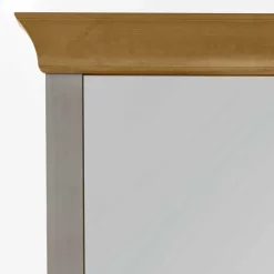 Spiegel mit Kommode Cempino in Grau (zweiteilig)