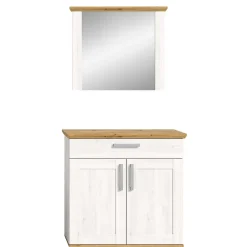 Spiegel und Schuhkommode Set - Tocella (zweiteilig)