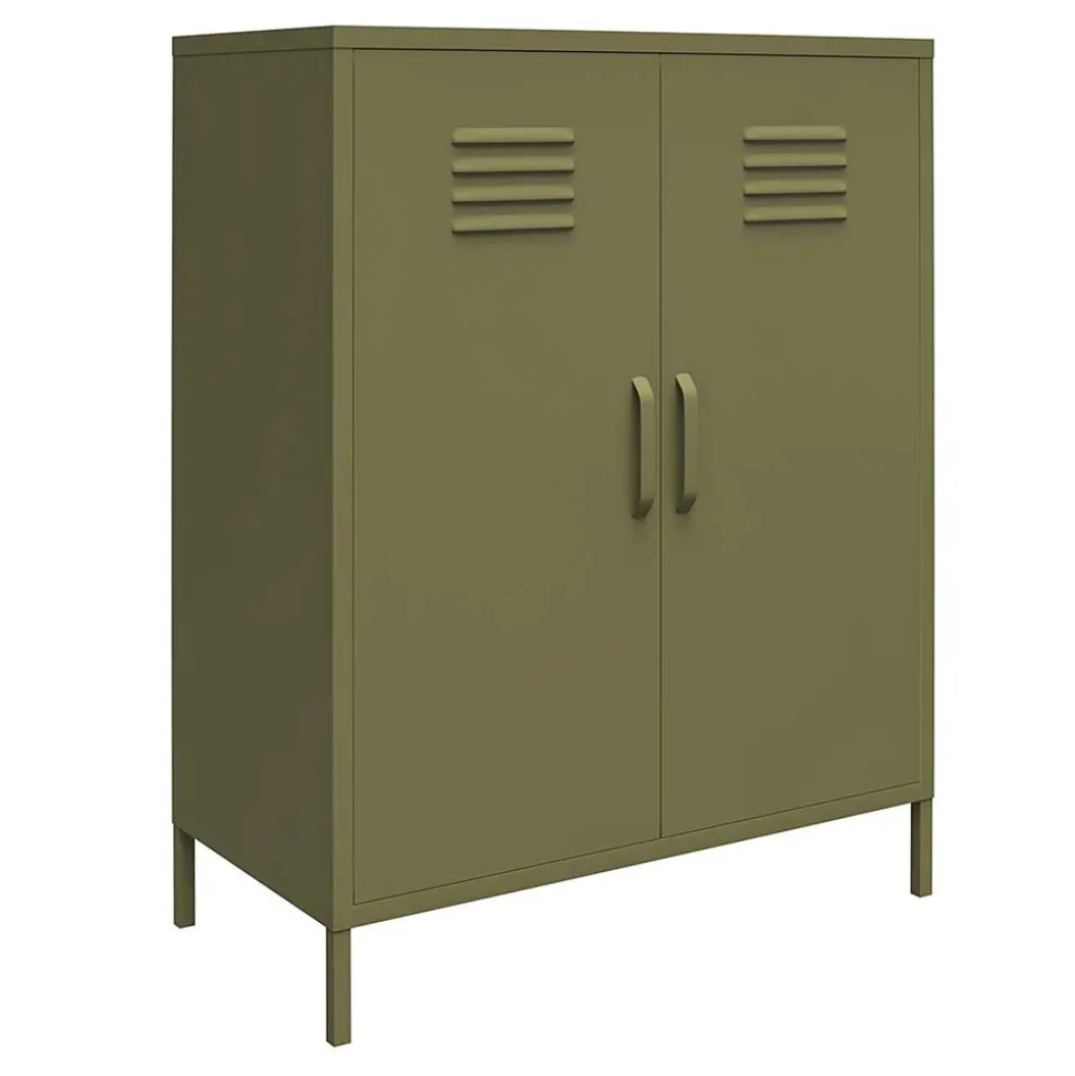 Spind Design Highboard in Oliv Grün - Austral