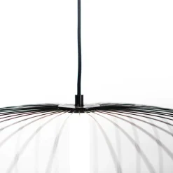 Stahl Draht Hängeleuchte in Schwarz - Eradesca