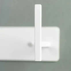 Stahl 3er Hakenleiste in Weiß - Kingston