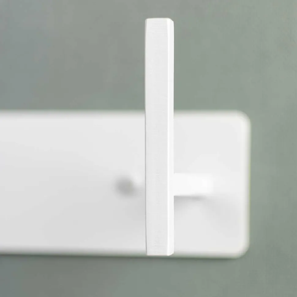 Stahl 3er Hakenleiste in Weiß - Kingston