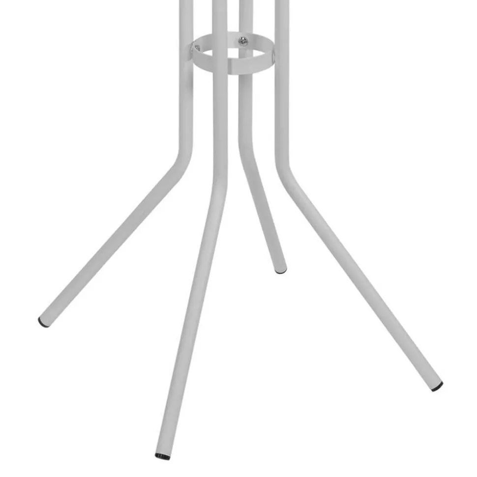 Stahl Garderobenständer in Weiß - Enzigo