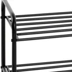 Stahlregal für Schuhe in Schwarz - Mint