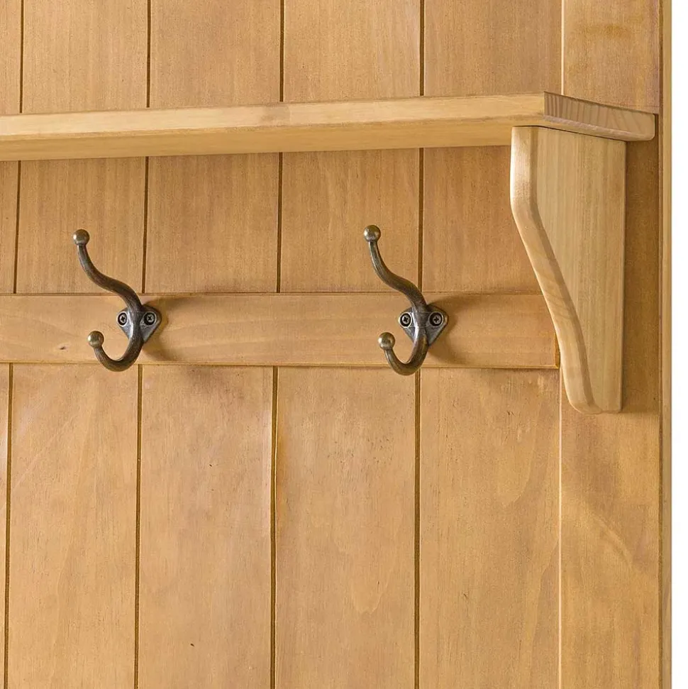 Standgarderobe aus Kiefer Massivholz - Kumico