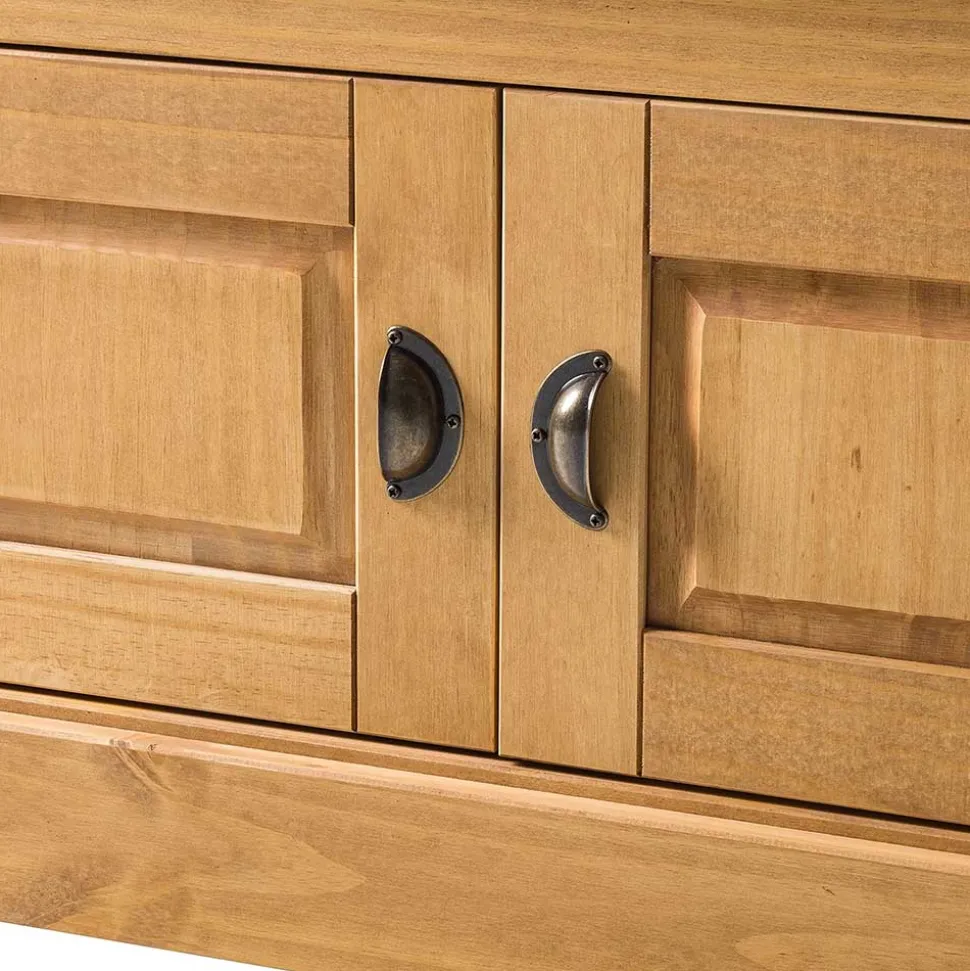 Standgarderobe aus Kiefer Massivholz - Kumico