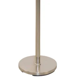 Standgarderobe in Nickelfarben & Natur - Rambano