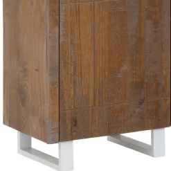 Standregal aus Kiefer Massivholz Dunkel - Lavagna