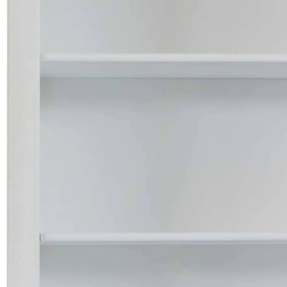 Standregal mit fünf Fächern in Antikweiß - Annot