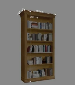 Standregal Piatra aus Kiefer Massivholz