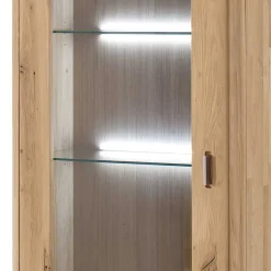 Standvitrine aus Balkeneiche - Destal