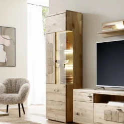 Standvitrine mit LED Beleuchtung - Losiamos